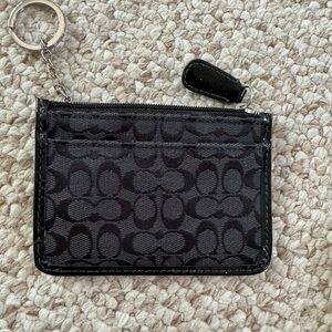 Coach keychain card holder
